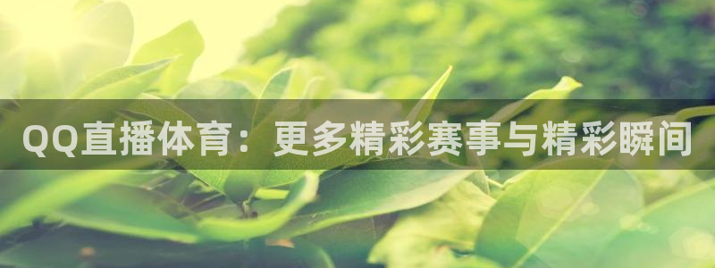 足球直播在线免费观看：QQ直播体育：更多精彩赛事与精彩瞬间